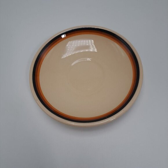 Shenango Restaurant China Incaware Tri-color Band  Saucer New Castle PA USA - Picture 1 of 6